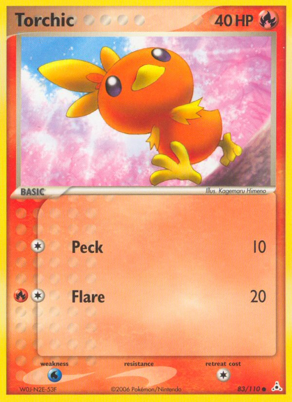Pokemon | Torchic (83/110) [EX: Holon Phantoms] | The Nerd Merchant