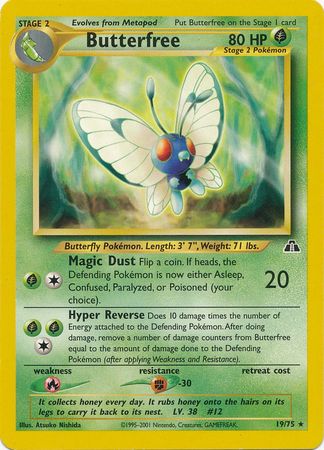 Pokemon | Butterfree (19/75) [Neo Discovery Unlimited] | The Nerd Merchant