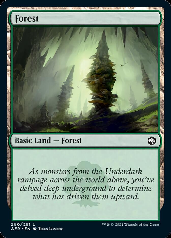 Magic | Forest (280) [Dungeons & Dragons: Adventures in the Forgotten Realms] | The Nerd Merchant