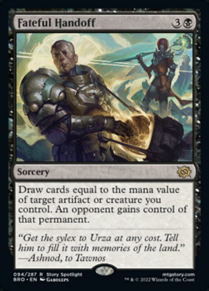 Magic | Fateful Handoff [The Brothers' War] | The Nerd Merchant