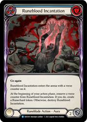 Flesh and Blood TCG | Runeblood Incantation (Blue) [EVR109] (Everfest)  1st Edition Rainbow Foil | The Nerd Merchant
