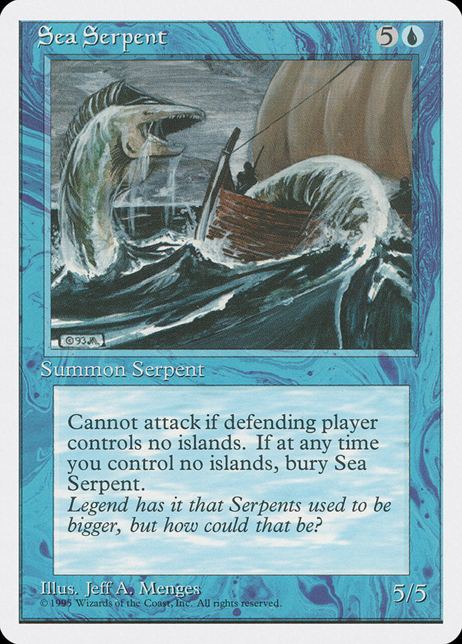 Magic | Sea Serpent [Fourth Edition] | The Nerd Merchant