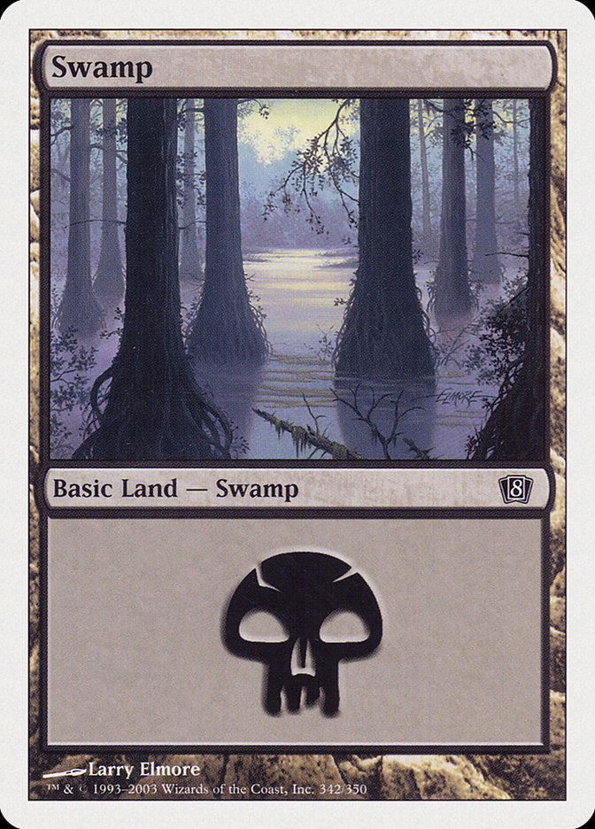Magic | Swamp (342) [Eighth Edition] | The Nerd Merchant