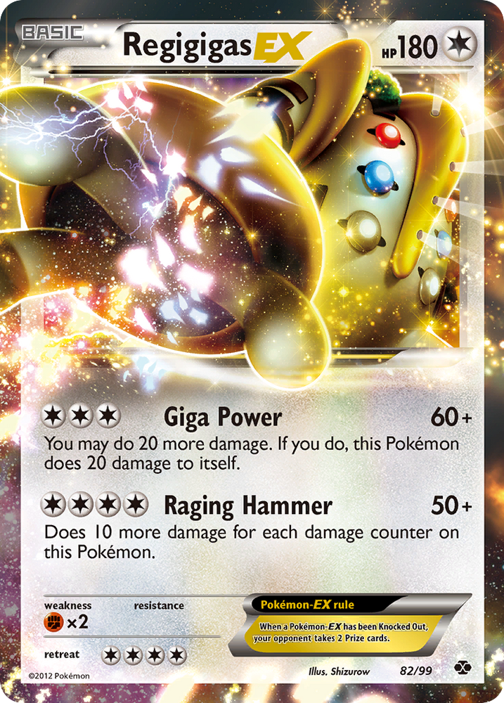 Pokemon | Regigigas EX (82/99) [Black & White: Next Destinies] | The Nerd Merchant