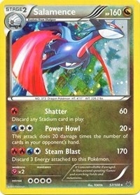 Pokemon | Salamence (57/108) (Cosmos Holo) (Blister Exclusive) [XY: Roaring Skies] | The Nerd Merchant