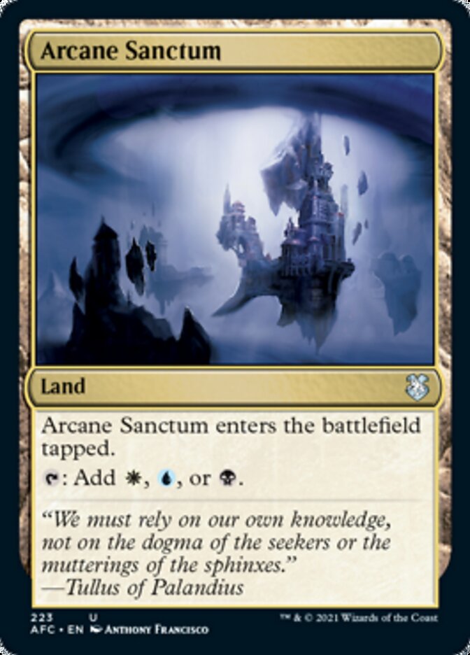 Magic | Arcane Sanctum [Dungeons & Dragons: Adventures in the Forgotten Realms Commander] | The Nerd Merchant