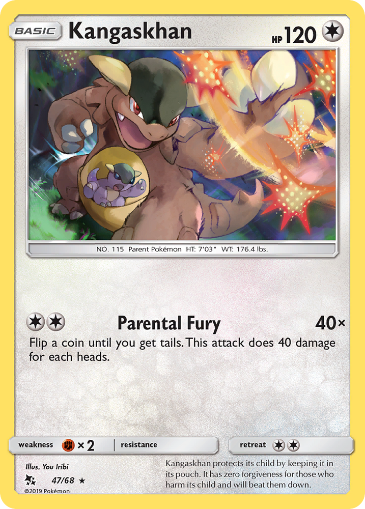 Pokemon | Kangaskhan (47/68) [Sun & Moon: Hidden Fates] | The Nerd Merchant