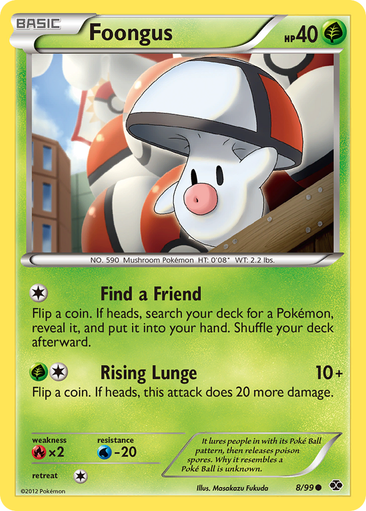 Pokemon | Foongus (8/99) [Black & White: Next Destinies] | The Nerd Merchant