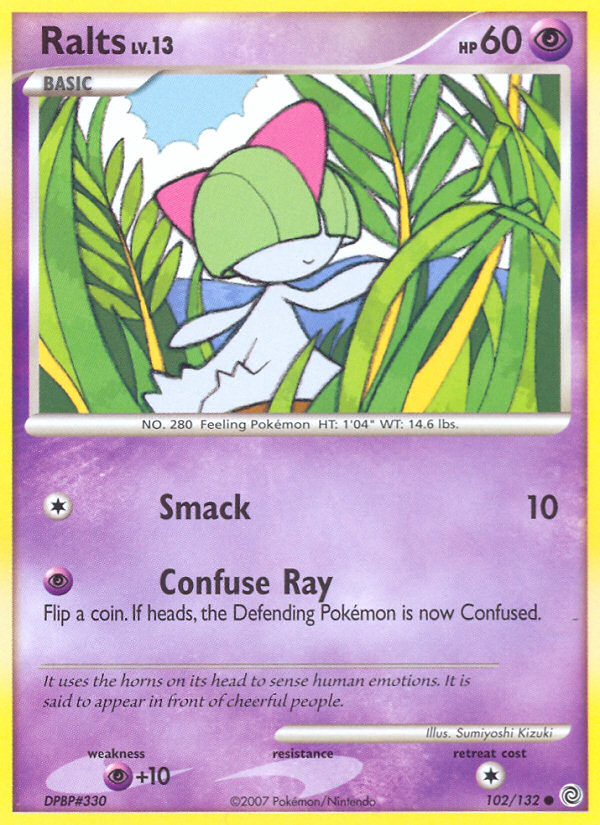 Pokemon | Ralts (102/132) [Diamond & Pearl: Secret Wonders] | The Nerd Merchant