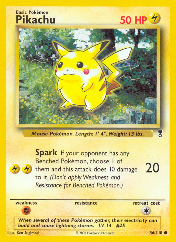 Pokemon | Pikachu (86/110) [Legendary Collection] | The Nerd Merchant