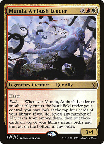 Magic | Munda, Ambush Leader [Battle for Zendikar] | The Nerd Merchant
