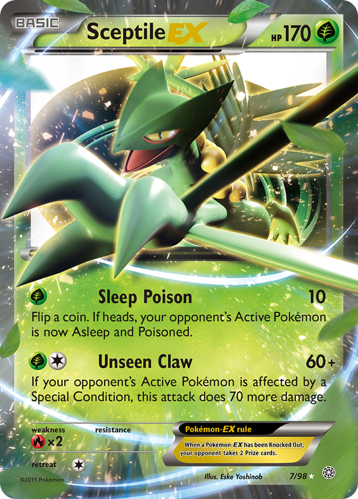 Pokemon | Sceptile EX (7/98) [XY: Ancient Origins] | The Nerd Merchant