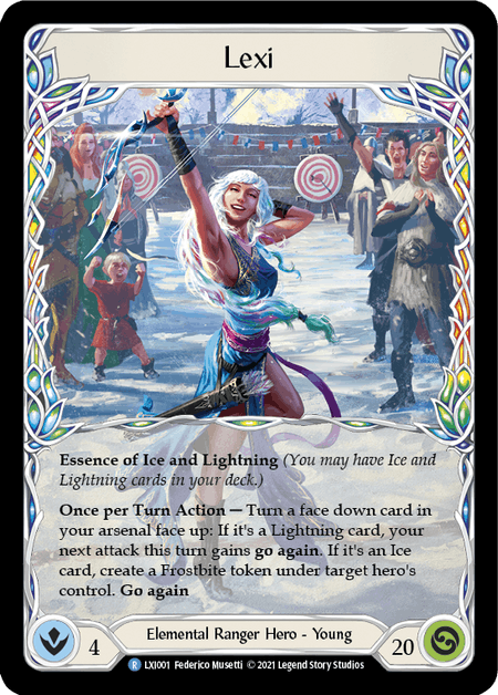 Flesh and Blood TCG | Lexi [LXI001] (Tales of Aria Lexi Blitz Deck)  1st Edition Rainbow Foil | The Nerd Merchant