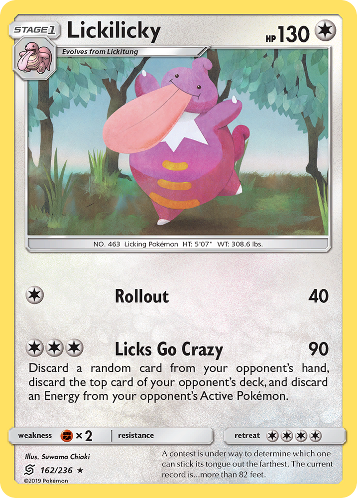 Pokemon | Lickilicky (162/236) [Sun & Moon: Unified Minds] | The Nerd Merchant