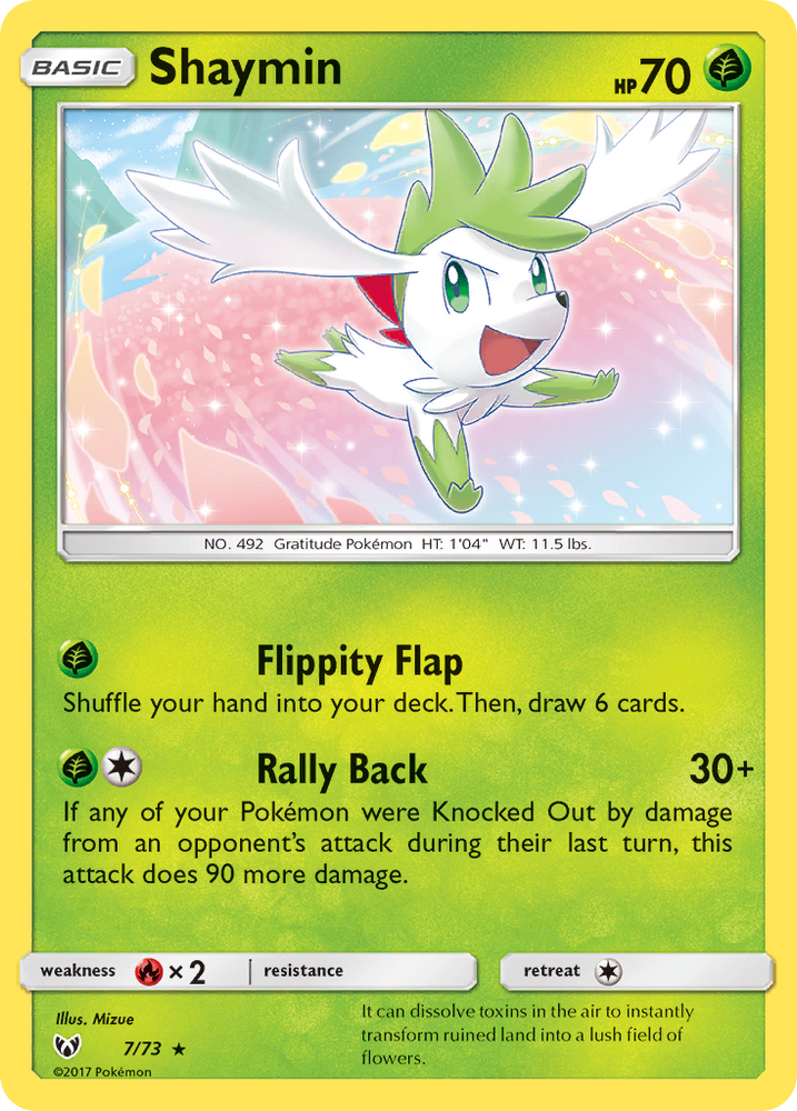 Pokemon | Shaymin (7/73) [Sun & Moon: Shining Legends] | The Nerd Merchant