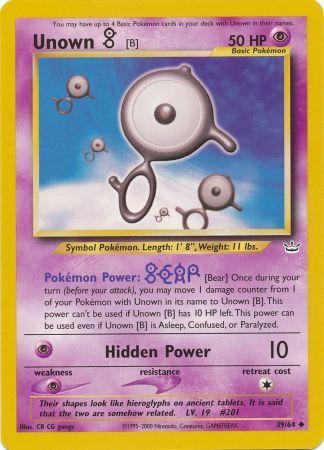 Pokemon | Unown [B] (39/64) [Neo Revelation Unlimited] | The Nerd Merchant