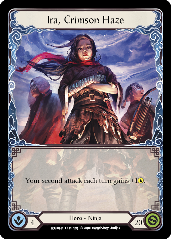 Flesh and Blood TCG | Ira, Crimson Haze [IRA001-P] (Ira Welcome Deck)  1st Edition Normal | The Nerd Merchant