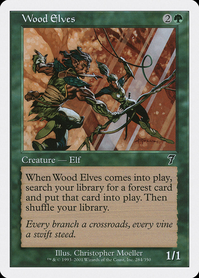 Magic | Wood Elves [Seventh Edition] | The Nerd Merchant