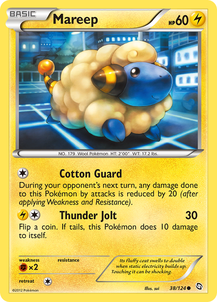 Pokemon | Mareep (38/124) [Black & White: Dragons Exalted] | The Nerd Merchant