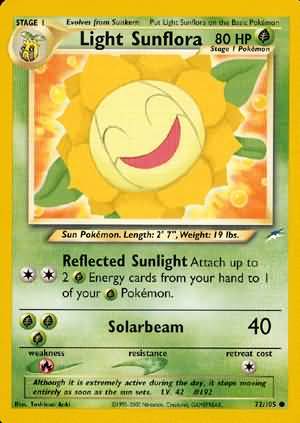 Pokemon | Light Sunflora (72/105) [Neo Destiny Unlimited] | The Nerd Merchant