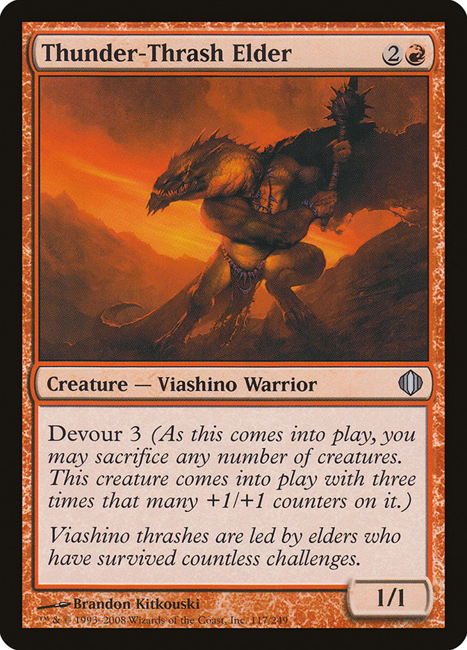 Magic | Thunder-Thrash Elder [Shards of Alara] | The Nerd Merchant