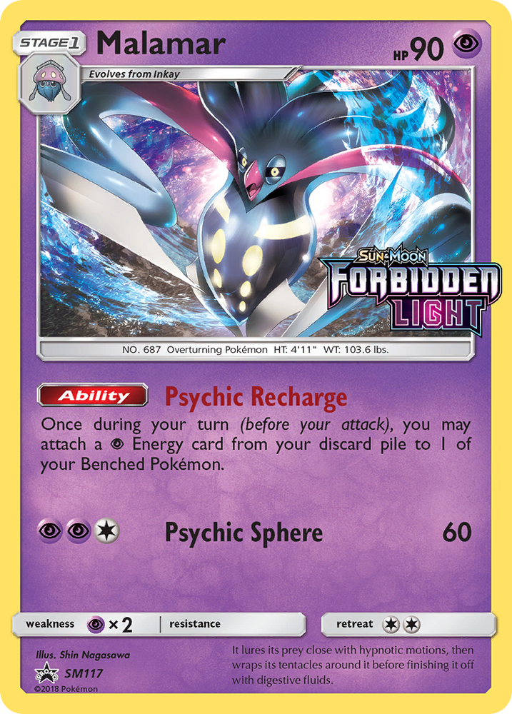 Pokemon | Malamar (SM117) [Sun & Moon: Black Star Promos] | The Nerd Merchant