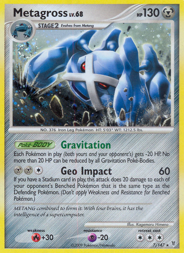 Pokemon | Metagross (7/147) [Platinum: Supreme Victors] | The Nerd Merchant