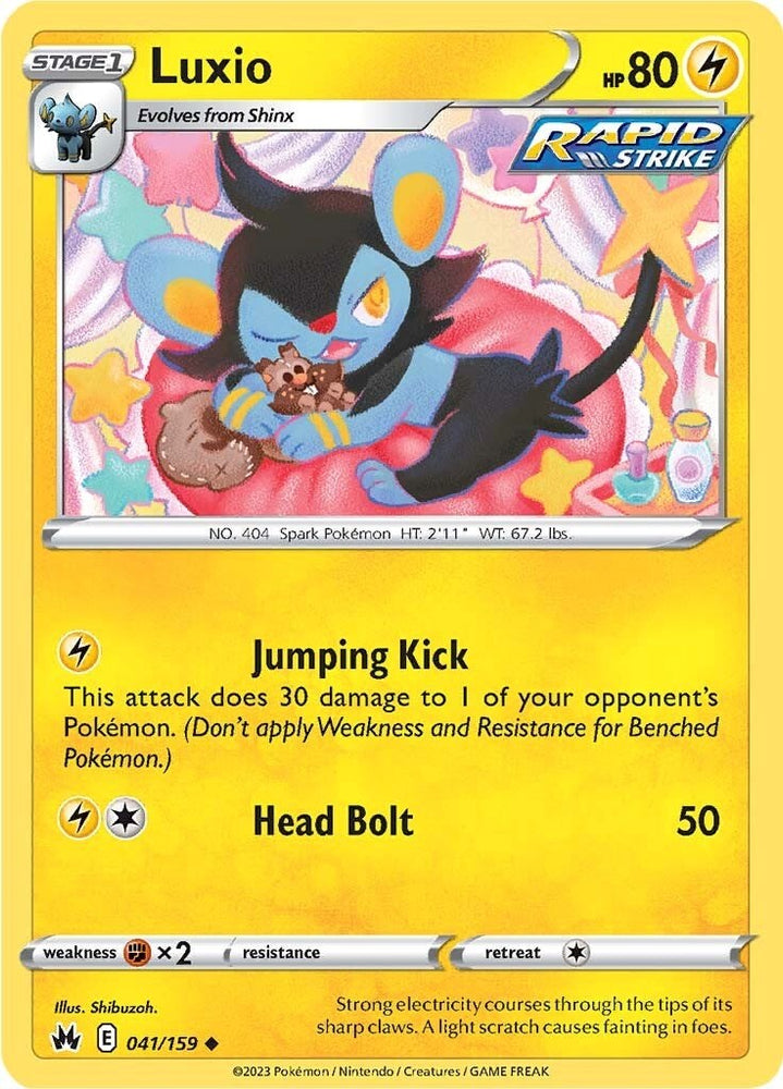 Pokemon | Luxio (041/159) (41) [Sword & Shield: Crown Zenith] | The Nerd Merchant