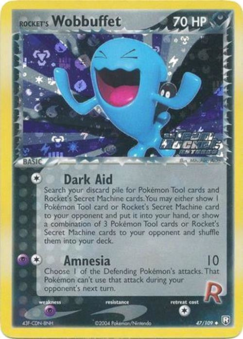 Pokemon | Rocket's Wobbuffet (47/109) (Stamped) [EX: Team Rocket Returns] | The Nerd Merchant