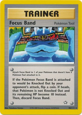 Pokemon | Focus Band (86/111) [Neo Genesis Unlimited] | The Nerd Merchant
