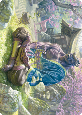 Magic | Kosei, Penitent Warlord Art Card [Kamigawa: Neon Dynasty Art Series] | The Nerd Merchant