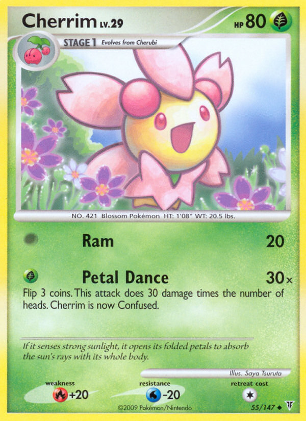 Pokemon | Cherrim (55/147) [Platinum: Supreme Victors] | The Nerd Merchant