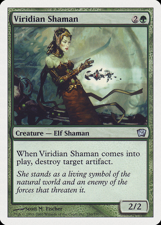 Magic | Viridian Shaman [Ninth Edition] | The Nerd Merchant