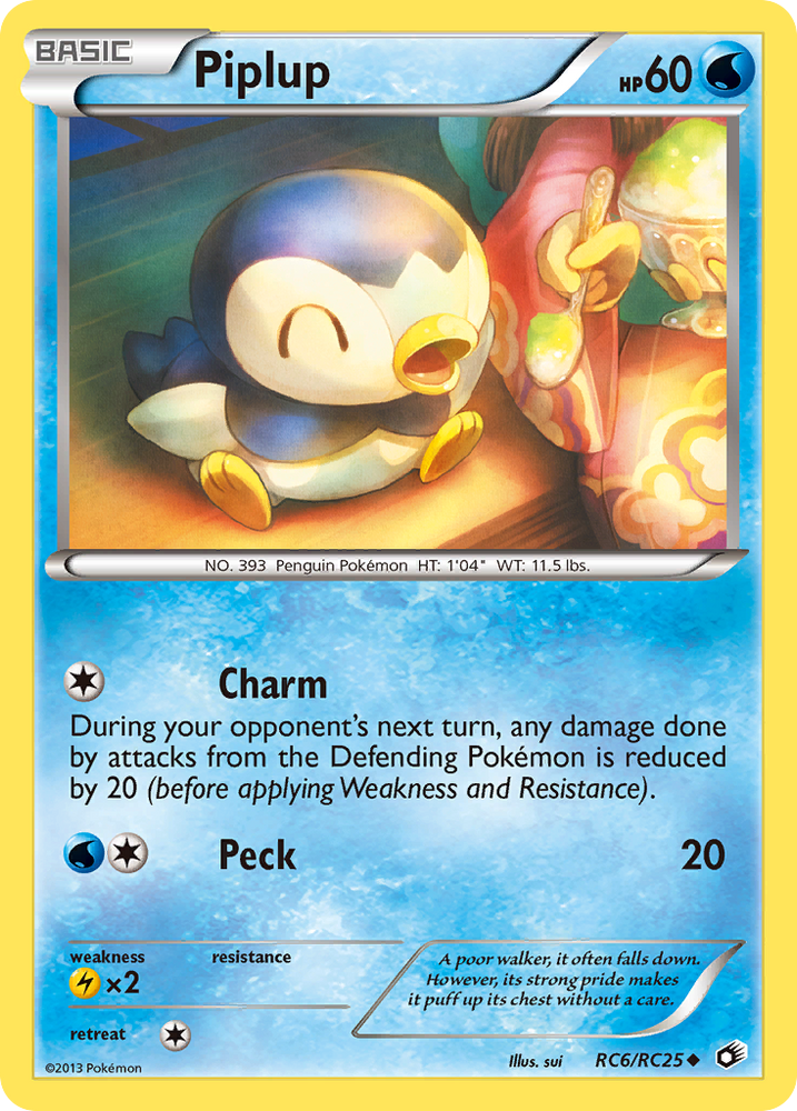 Pokemon | Piplup (RC6/RC25) [Black & White: Legendary Treasures] | The Nerd Merchant