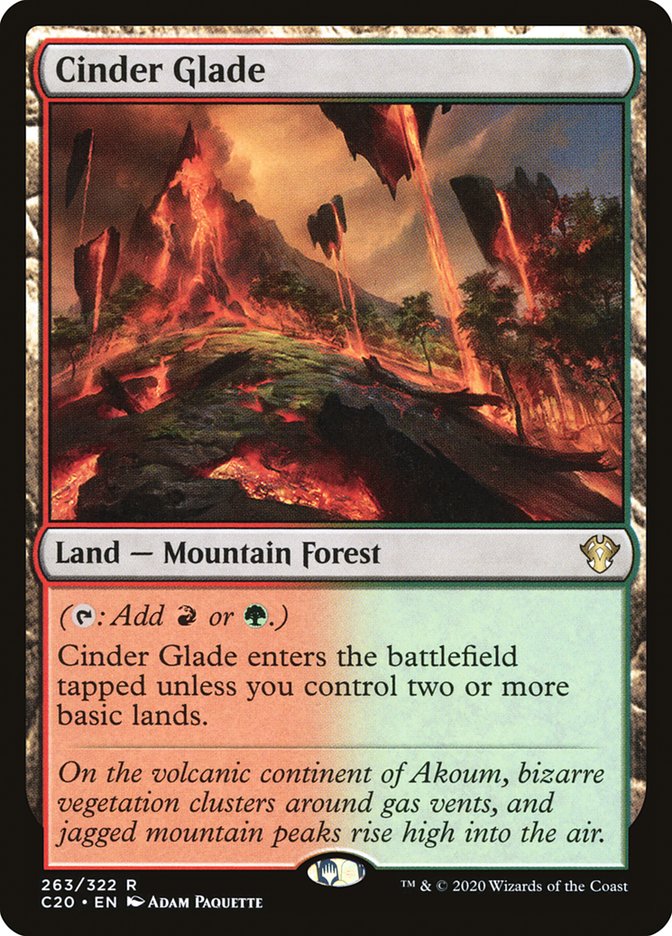 Magic | Cinder Glade [Commander 2020] | The Nerd Merchant