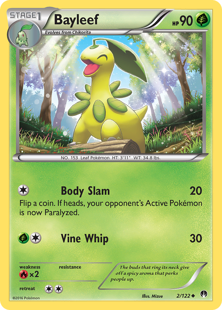 Pokemon | Bayleef (2/122) [XY: BREAKpoint] | The Nerd Merchant