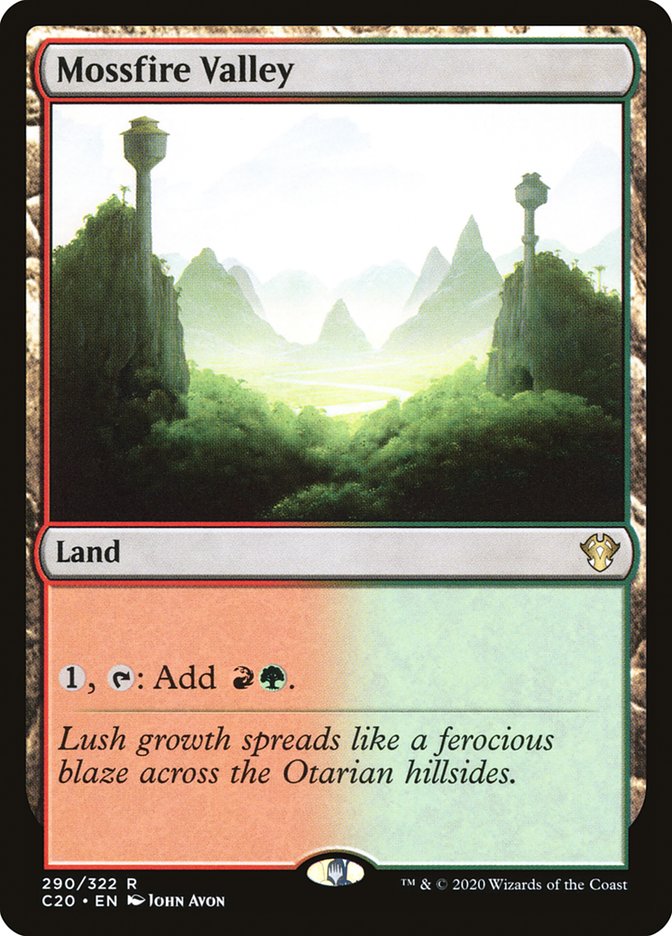 Magic | Mossfire Valley [Commander 2020] | The Nerd Merchant
