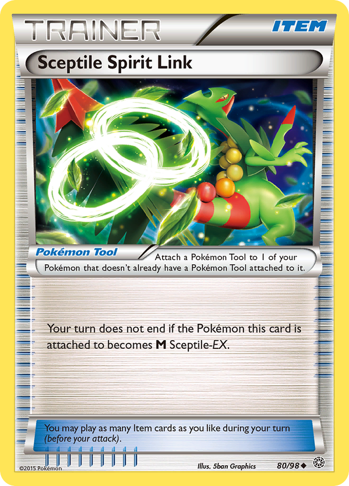 Pokemon | Sceptile Spirit Link (80/98) [XY: Ancient Origins] | The Nerd Merchant