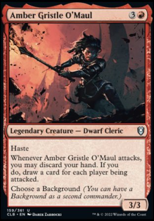 Magic | Amber Gristle O'Maul [Commander Legends: Battle for Baldur's Gate] | The Nerd Merchant