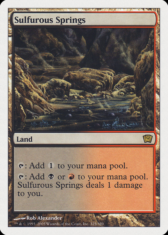 Magic | Sulfurous Springs [Ninth Edition] | The Nerd Merchant