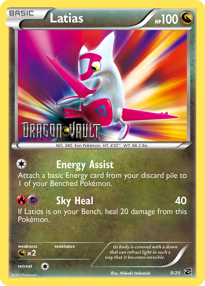 Pokemon | Latias (9/20) [Black & White: Dragon Vault] | The Nerd Mechant