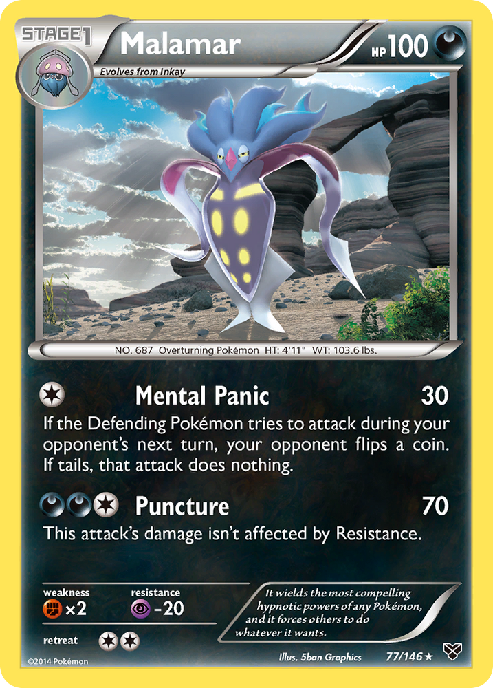 Pokemon | Malamar (77/146) [XY: Base Set] | The Nerd Merchant
