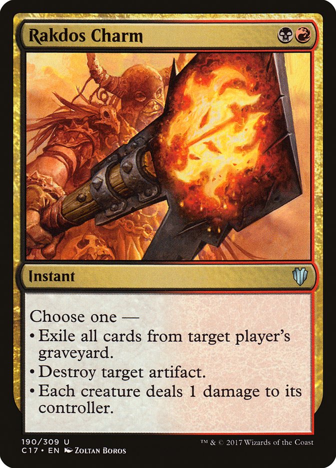 Magic | Rakdos Charm [Commander 2017] | The Nerd Merchant