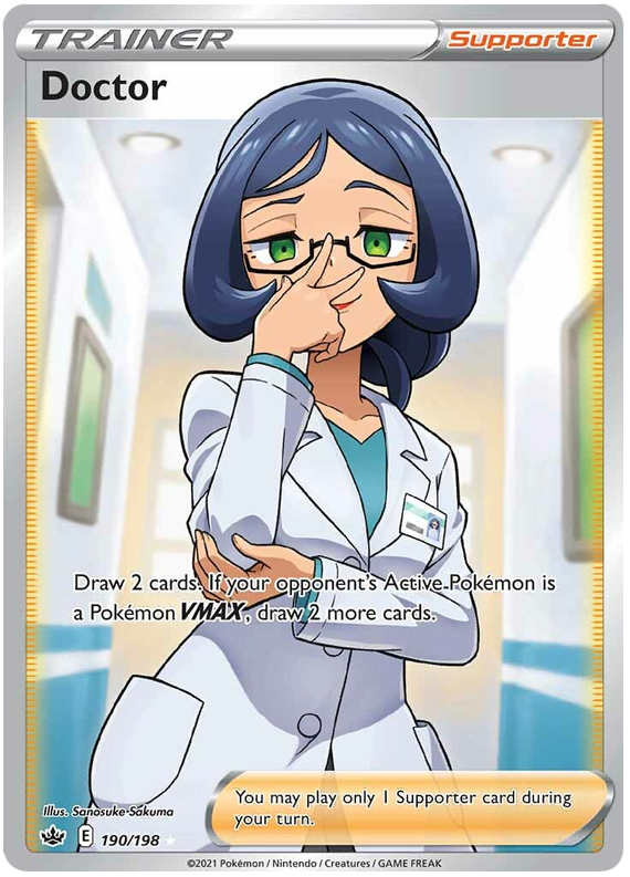 Pokemon | Doctor (190/198) [Sword & Shield: Chilling Reign] | The Nerd Merchant