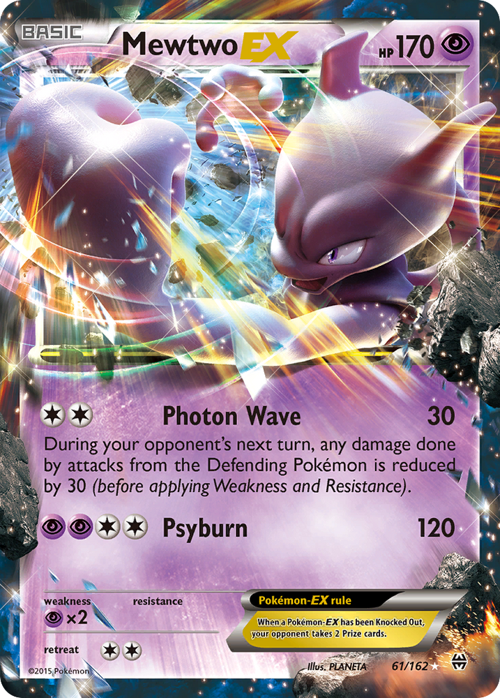 Pokemon | Mewtwo EX (61/162) [XY: BREAKthrough] | The Nerd Merchant