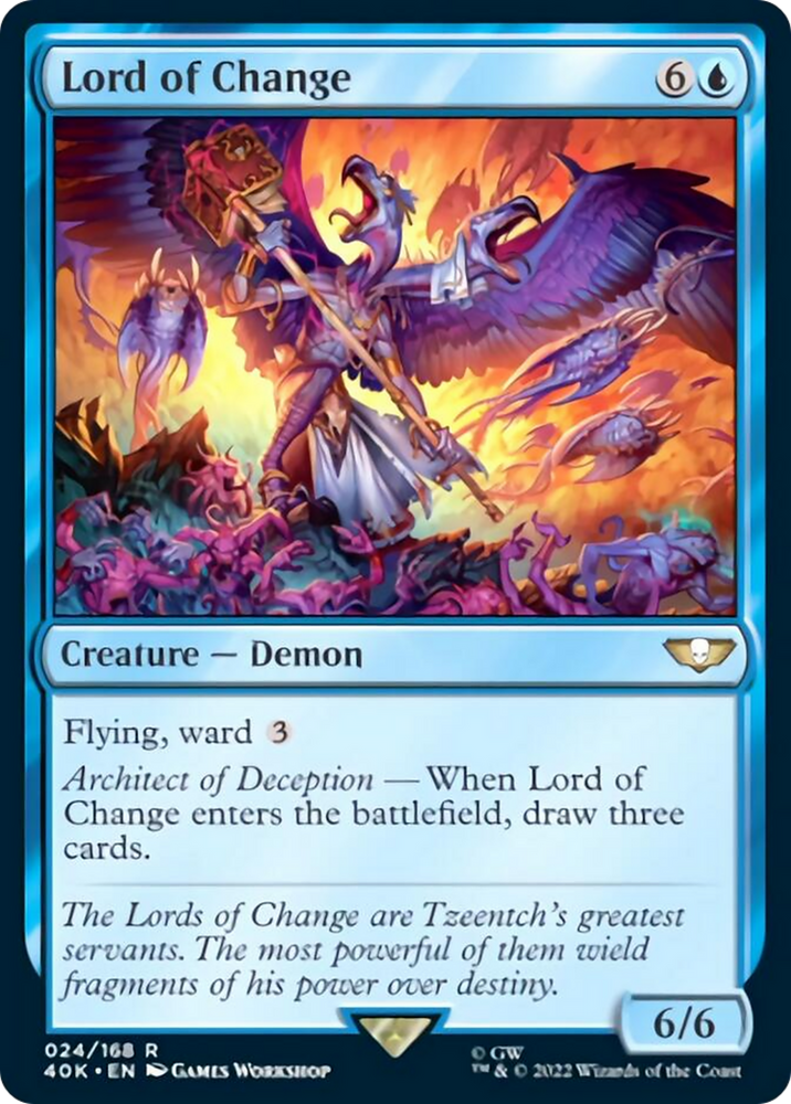 Magic | Lord of Change (Surge Foil) [Warhammer 40,000] | The Nerd Merchant