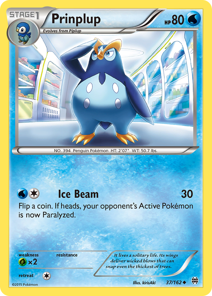 Pokemon | Prinplup (37/162) [XY: BREAKthrough] | The Nerd Merchant