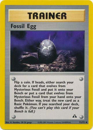 Pokemon | Fossil Egg (72/75) [Neo Discovery Unlimited] | The Nerd Merchant