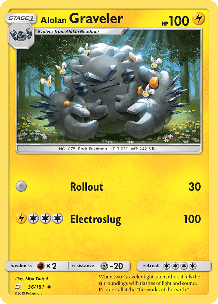 Pokemon | Alolan Graveler (36/181) [Sun & Moon: Team Up] | The Nerd Merchant