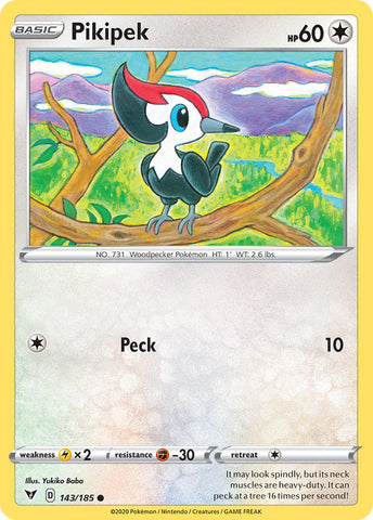 Pokemon | Pikipek (143/185) [Sword & Shield: Vivid Voltage] | The Nerd Merchant